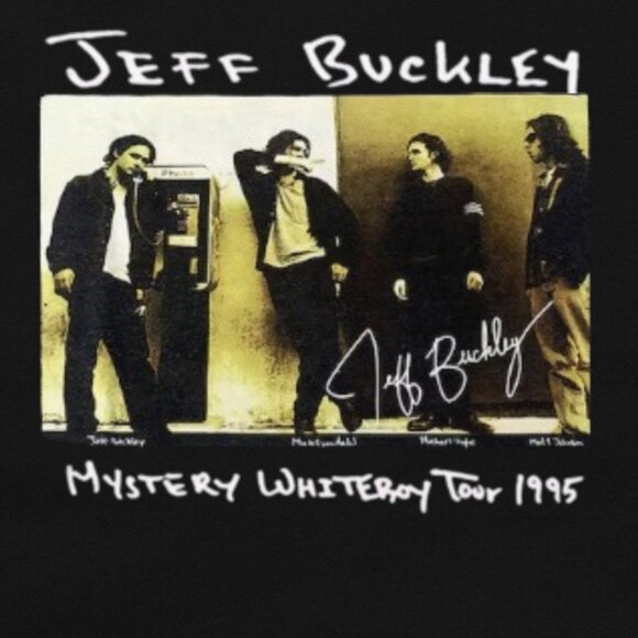 Jeff Buckley Tour 1995 T-Shirt – Vintage Mystery White Boy Graphic Tee | Unisex - Picture 2 of 5